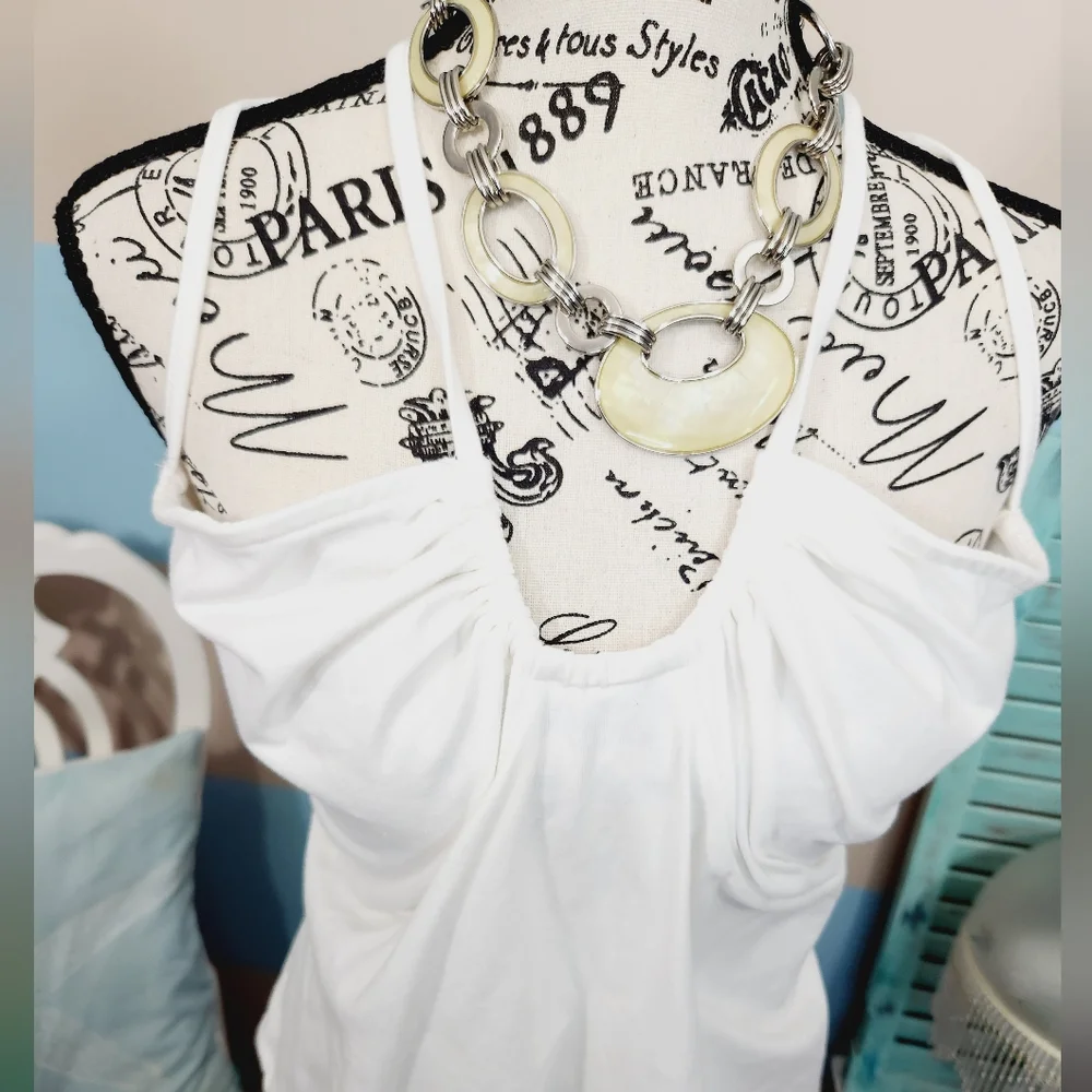 NWT Future Collective Plus Size Strappy Knit Halter Top - Picture 5 of 10